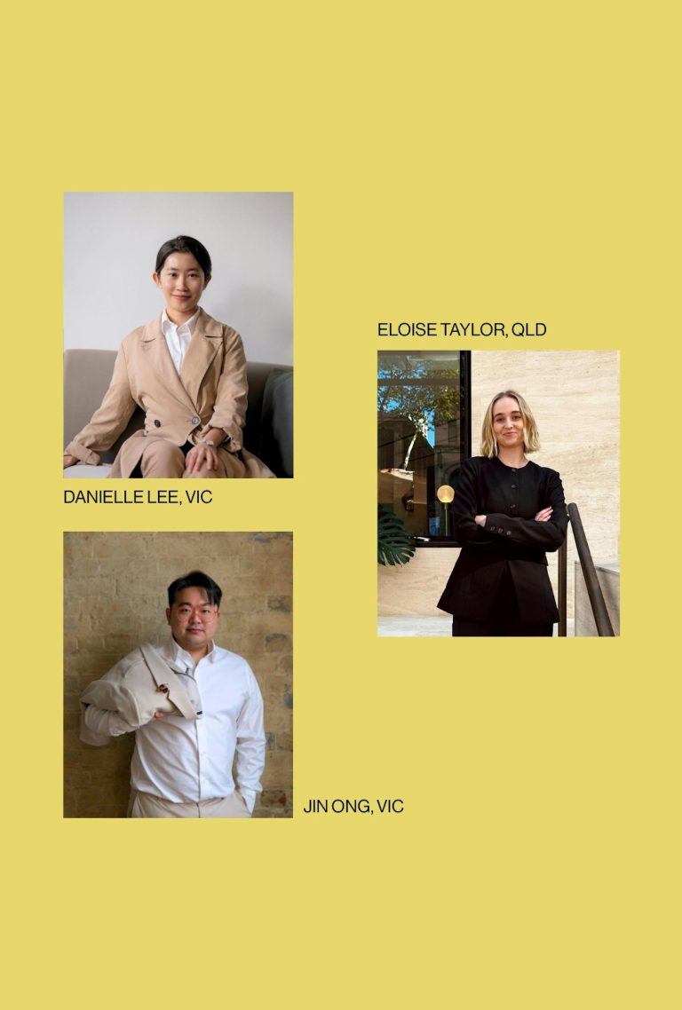 Danielle, Eloise and Jin - newly registered architects